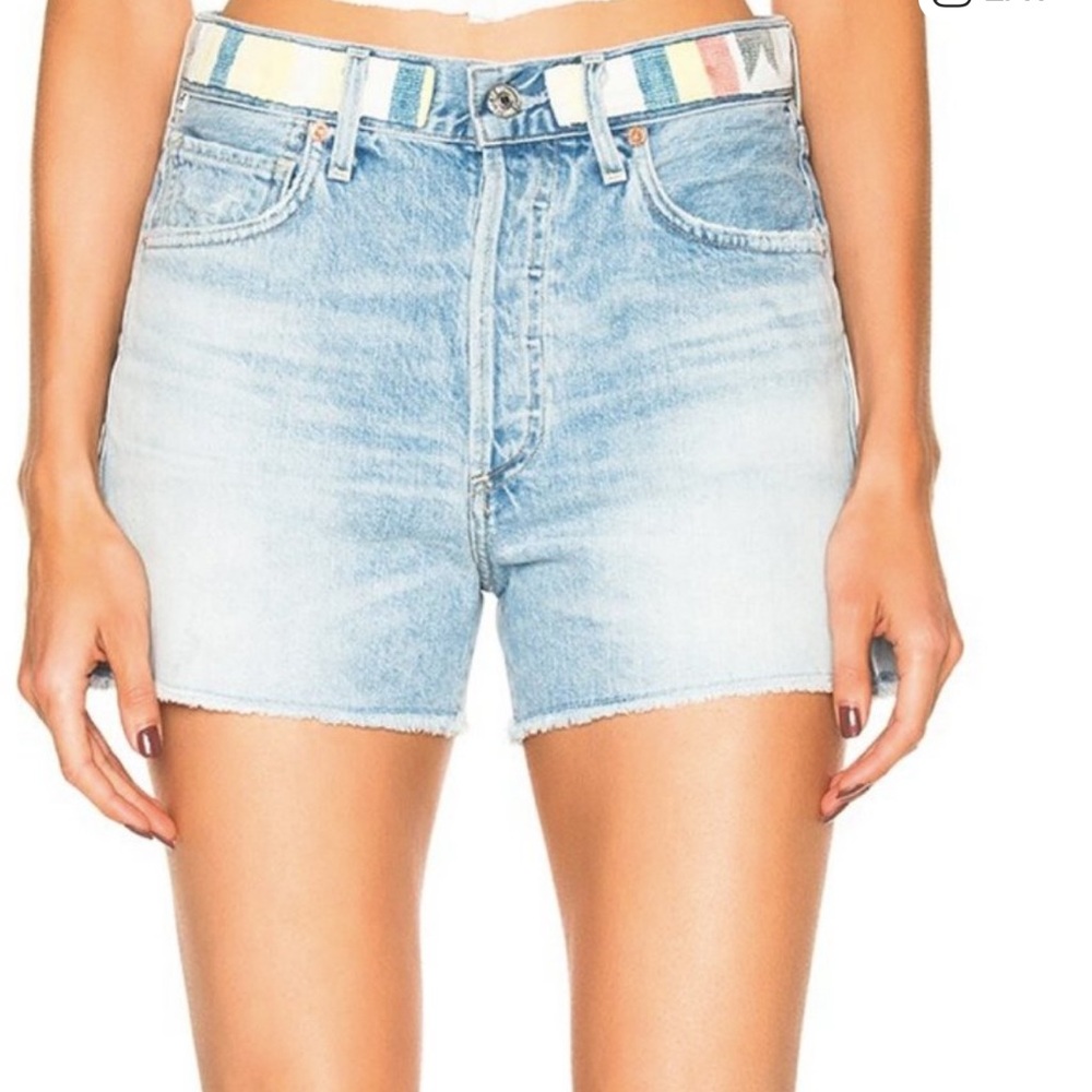 Citizens Of Humanity Whimsy Blue Denim Shorts